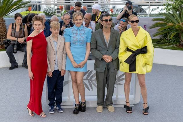 Amrum , Photocall in Cannes, 16 05 2025 Cannes, France 16 5 2024 Lisa Hagmeister, Jasper Ole Billerbeck, Laura Tonke, Fatih Akin, Diane Kruger during the AMRUM Photocall during the 78 Cannes International Film Festival The Cannes Film Festival takes place from May 13 to 24, 2025 Cannes Palais des Festivals et des Cong Provence Alpes Cote d Azur France Copyright: xChristianxEnderx