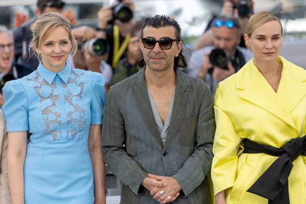 Amrum , Photocall in Cannes, 16 05 2025 Cannes, France 16 5 2024 Laura Tonke, Fatih Akin, Diane Kruger, during the AMRUM Photocall during the 78 Cannes International Film Festival The film festival takes place from May 13 to 24, 2025 Cannes Palais des Festivals et des Cong Provence Alpes Cote d Azur France Copyright: xChristianxEnderx