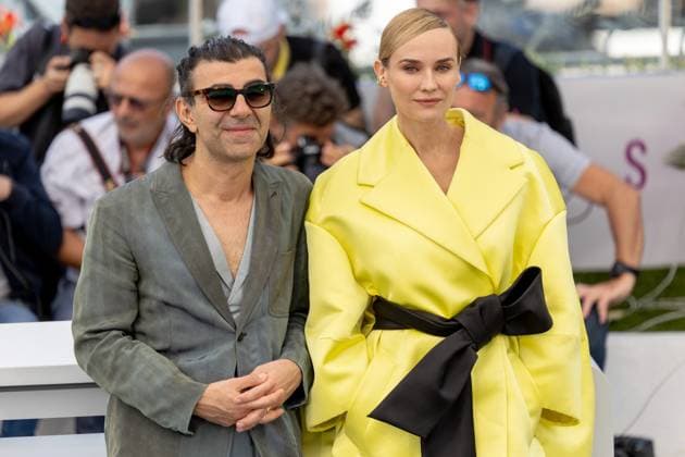 Amrum , Photocall in Cannes, 16 05 2025 Cannes, France 16 5 2024 Fatih Akin, Diane Kruger during the AMRUM Photocall during the 78 Cannes International Film Festival The film festival will take place from May 13 to 24, 2025 Cannes Palais des Festivals et des Cong Provence Alpes Cote d Azur France Copyright: xChristianxEnderx