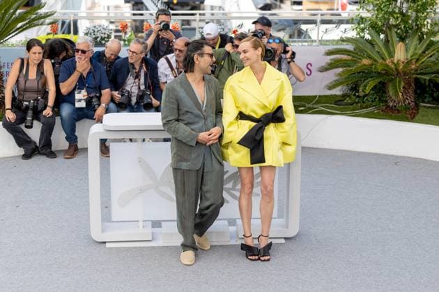 Amrum , Photocall in Cannes, 16 05 2025 Cannes, France 16 5 2024 Fatih Akin, Diane Kruger during the AMRUM Photocall during the 78 Cannes International Film Festival The film festival will take place from May 13 to 24, 2025 Cannes Palais des Festivals et des Cong Provence Alpes Cote d Azur France Copyright: xChristianxEnderx
