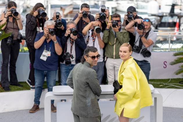 Amrum , Photocall in Cannes, 16 05 2025 Cannes, France 16 5 2024 Fatih Akõn, Diane Kruger during the AMRUM Photocall during the 78 Cannes International Film Festival The Film Festival takes place from May 13 to 24, 2025 Cannes Palais des Festivals et des Cong Provence Alpes Cote d Azur France Copyright: xChristianxEnderx