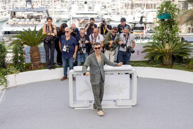 Amrum , Photocall in Cannes, 16 05 2025 Cannes, France 16 5 2024 Fatih Akõn during the AMRUM Photocall during the 78 Cannes International Film Festival The Film Festival takes place from May 13 to 24, 2025 Cannes Palais des Festivals et des Cong Provence Alpes Cote d Azur France Copyright: xChristianxEnderx