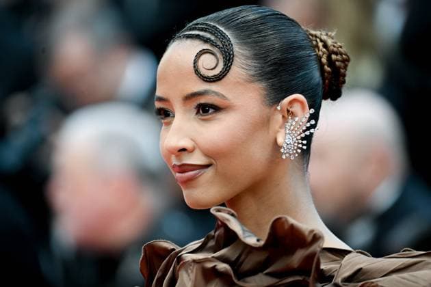 78eme Festival International du Film de Cannes Montée des marches du film Eddington 78th International Cannes Film Festival Red Carpet of Eddington movie Festival de Cannes 2025 Red carpet Eddington Flora Coquerel 444428 2025 05 16 Cannes France  Copyright: xLionelxGuericolas MPPx STAR_444428_095