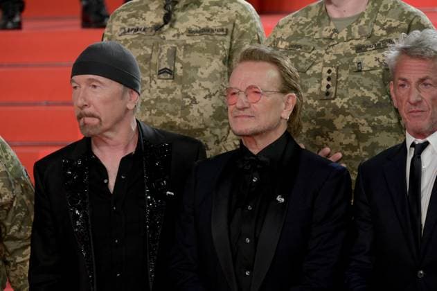 Bono - Stories of Surrender Premiere at 78th Festival de Cannes - Cannes, France CANNES, FRANCE. May 16, 2025: Bono & The Edge at the premiere for Bono - Stories of Surrender at the 78th Festival de Cannes. Picture: Paul Smith Featureflash Cannes France  Copyright: xPaulxSmithx xFeatureflashx