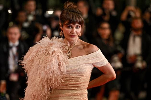 Cannes Bono Stories Of Surrender Screening JR Helena Christensen attending the screening of Bono Stories Of Surrender in Cannes, France on May 16, 2025, as part of the 78th Cannes Film Festival. Photo by Julien Reynaud APS-Medias ABACAPRESS.COM Cannes France  Copyright: xReynaudxJulien APS-Medias ABACAx