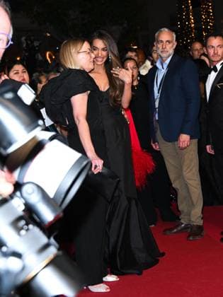 Cannes, 78th Cannes Film Festival 2025 - day 4 - Photocall of the film Arco Cannes, 78th Cannes Film Festival 2025 - Evening 4 - Red Carpet of the Film Bono: Stories of Surrender . In the Photo Amal Clooney Cannes France  Copyright: xIPA ABACAx