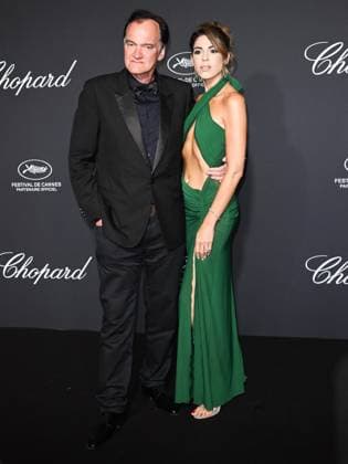 Cannes, 78th Cannes Film Festival 2025 - Evening 4 - Chopard Gala Cannes, 78th Cannes Film Festival 2025 - Evening 4 - Chopard Gala - In the photo: Quentin Tarantino and his wife Daniella Pick cannes France  Copyright: xIPA ABACAx