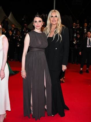 Cannes, 78th Cannes Film Festival 2025 - Evening 4 - Red Carpet of the Film Bono: Stories of Surrender Cannes, 78th Cannes Film Festival 2025 - Evening 4 - Red Carpet of the Film Bono: Stories of Surrender . In the Photo Ilenia Pastorelli, Tiziana Rocca Cannes France  Copyright: xIPA ABACAx