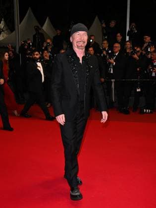 Cannes, 78th Cannes Film Festival 2025 - Evening 4 - Red Carpet of the Film Bono: Stories of Surrender Cannes, 78th Cannes Film Festival 2025 - Evening 4 - Red Carpet of the Film Bono: Stories of Surrender . In the Photo The Edge Cannes France  Copyright: xIPA ABACAx
