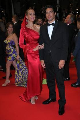 Cannes, 78th Cannes Film Festival 2025 - Evening 4 - Red Carpet of the Film Bono: Stories of Surrender Cannes, 78th Cannes Film Festival 2025 - Evening 4 - Red Carpet of the Film Bono: Stories of Surrender . In the Photo Petra Nemcová and Benjamin Larretche Cannes France  Copyright: xIPA ABACAx