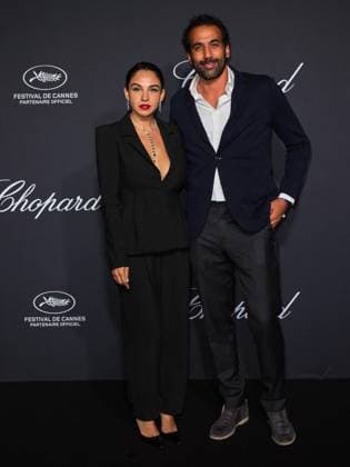 Cannes, 78th Cannes Film Festival 2025 - Evening 4 - Chopard Gala Cannes, 78th Cannes Film Festival 2025 - Evening 4 - Chopard Gala - Pictured: Salma Abu-Deif, Idris Abdul Aziz cannes France  Copyright: xIPA ABACAx