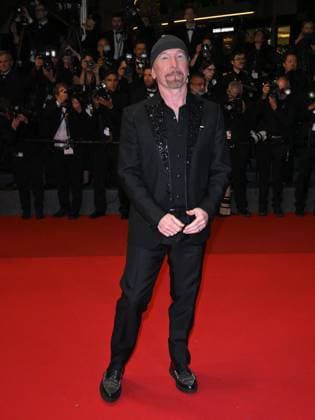 Cannes, 78th Cannes Film Festival 2025 - Evening 4 - Red Carpet of the Film Bono: Stories of Surrender Cannes, 78th Cannes Film Festival 2025 - Evening 4 - Red Carpet of the Film Bono: Stories of Surrender . In the Photo The Edge Cannes France  Copyright: xIPA ABACAx