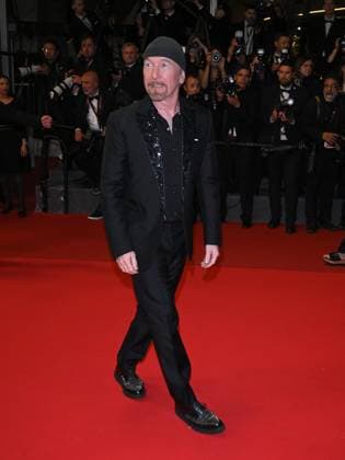 Cannes, 78th Cannes Film Festival 2025 - Evening 4 - Red Carpet of the Film Bono: Stories of Surrender Cannes, 78th Cannes Film Festival 2025 - Evening 4 - Red Carpet of the Film Bono: Stories of Surrender . In the Photo The Edge Cannes France  Copyright: xIPA ABACAx