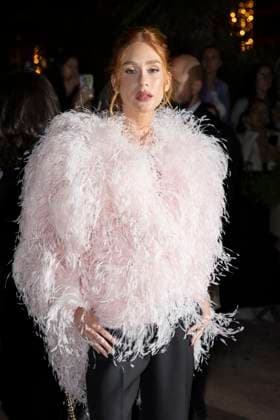 Cannes Guest to Chopard Trophy at the 78th annual Cannes Film Festival MP Marina Ruy Barbosa arrives to the Chopard Trophy at the 78th annual Cannes Film Festival at Carlton Beach on May 16, 2025 in Cannes, France. Photo by Marco Piovanotto ABACAPRESS.COM  Copyright: xPiovanottoxMarco ABACAx