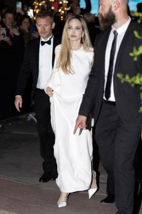 Cannes Guest to Chopard Trophy at the 78th annual Cannes Film Festival MP Angelina Jolie arrives to the Chopard Trophy at the 78th annual Cannes Film Festival at Carlton Beach on May 16, 2025 in Cannes, France. Photo by Marco Piovanotto ABACAPRESS.COM  Copyright: xPiovanottoxMarco ABACAx