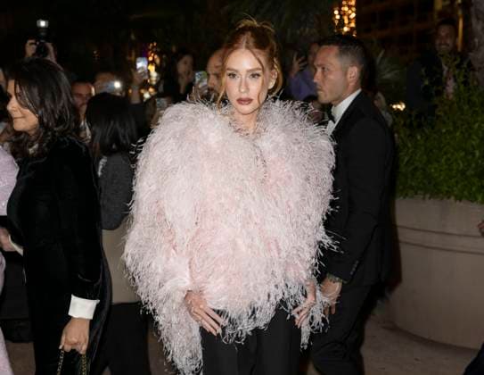 Cannes Guest to Chopard Trophy at the 78th annual Cannes Film Festival MP Marina Ruy Barbosa arrives to the Chopard Trophy at the 78th annual Cannes Film Festival at Carlton Beach on May 16, 2025 in Cannes, France. Photo by Marco Piovanotto ABACAPRESS.COM  Copyright: xPiovanottoxMarco ABACAx