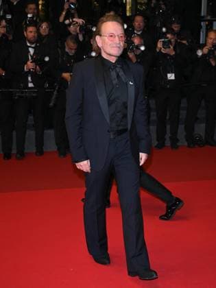 Cannes, 78th Cannes Film Festival 2025 - Evening 4 - Red Carpet of the Film Bono: Stories of Surrender Cannes, 78th Cannes Film Festival 2025 - Evening 4 - Red Carpet of the Film Bono: Stories of Surrender . In the Photo Bono Cannes France  Copyright: xIPA ABACAx