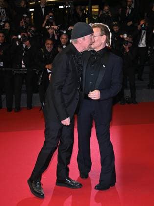 Cannes, 78th Cannes Film Festival 2025 - Evening 4 - Red Carpet of the Film Bono: Stories of Surrender Cannes, 78th Cannes Film Festival 2025 - Evening 4 - Red Carpet of the Film Bono: Stories of Surrender . In the Photo The Edge Bono Cannes France  Copyright: xIPA ABACAx