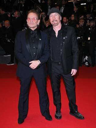 Cannes, 78th Cannes Film Festival 2025 - Evening 4 - Red Carpet of the Film Bono: Stories of Surrender Cannes, 78th Cannes Film Festival 2025 - Evening 4 - Red Carpet of the Film Bono: Stories of Surrender . In the Photo The Edge Bono Cannes France  Copyright: xIPA ABACAx