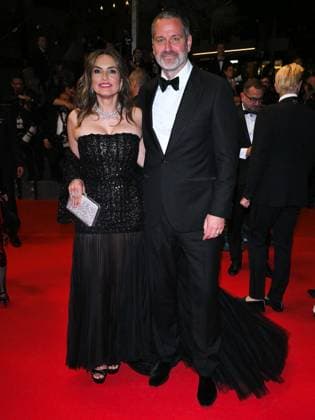 Cannes, 78th Cannes Film Festival 2025 - Evening 4 - Red Carpet of the Film Bono: Stories of Surrender Cannes, 78th Cannes Film Festival 2025 - Evening 4 - Red Carpet of the Film Bono: Stories of Surrender . In the Photo Mariska Hargitay, Peter Hermann Cannes France  Copyright: xIPA ABACAx
