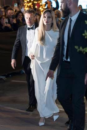 Cannes Guest to Chopard Trophy at the 78th annual Cannes Film Festival MP Angelina Jolie arrives to the Chopard Trophy at the 78th annual Cannes Film Festival at Carlton Beach on May 16, 2025 in Cannes, France. Photo by Marco Piovanotto ABACAPRESS.COM  Copyright: xPiovanottoxMarco ABACAx