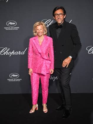 Cannes, 78th Cannes Film Festival 2025 - Evening 4 - Chopard Gala Cannes, 78th Cannes Film Festival 2025 - Evening 4 - Chopard Gala - In the photo: Iris Knobloch, Francois Breavoine cannes France  Copyright: xIPA ABACAx