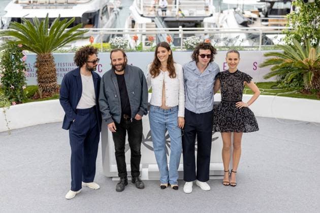 Arco , Photocall in Cannes, 16 05 2025 Cannes, France 16 5 2024 William Lebghil, Vincent Macaigne, Alma Jodorowsky, Ugo Bienvenu and Natalie Portman during the ARCO Photocall during the 78 Cannes International Film Festival The Cannes Film Festival takes place from May 13 to 24, 2025 Cannes Palais des Festivals et des Cong Provence Alpes Cote d Azur France Copyright: xChristianxEnderx