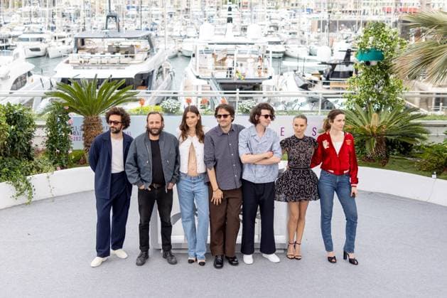 Arco , Photocall in Cannes, 16 05 2025 Cannes, France 16 5 2024 William Lebghil, Vincent Macaigne, Alma Jodorowsky, FŽlix de Givry, Ugo Bienvenu, Natalie Portman and Sophie Mas during the Photocall Arco during the 78 Cannes International Film Festival The Cannes Film Festival takes place from May 13 to 24, 2025 Cannes Palais des Festival Copyright: xChristianxEnderx