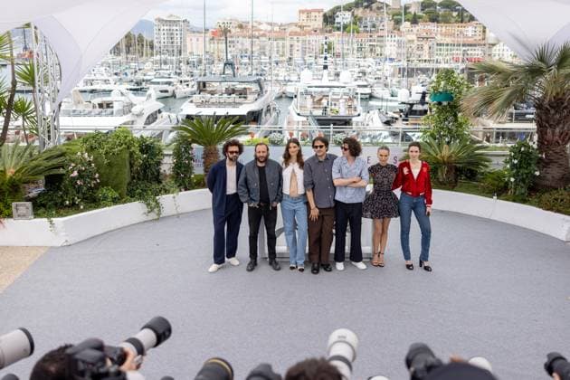 Arco , Photocall in Cannes, 16 05 2025 Cannes, France 16 5 2024 William Lebghil, Vincent Macaigne, Alma Jodorowsky, FŽlix de Givry, Ugo Bienvenu, Natalie Portman and Sophie Mas during the Photocall Arco during the 78 Cannes International Film Festival The Cannes Film Festival takes place from May 13 to 24, 2025 Cannes Palais des Festival Copyright: xChristianxEnderx