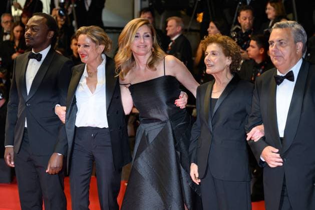 Cannes Bono Stories of Surrender Red Carpet NG Julie Gayet attending the ‘Bono Stories of Surrender’ Screening and Red Carpet at Palais Des Festivals in Cannes, France on May 16 2025 as part of the 78th Cannes Film Festival. Photo by Nicolas Genin ABACAPRESS.COM Cannes France  Copyright: xGeninxNicolas ABACAx