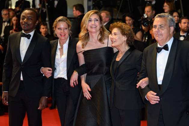 Cannes Bono Stories of Surrender Red Carpet NG Julie Gayet attending the ‘Bono Stories of Surrender’ Screening and Red Carpet at Palais Des Festivals in Cannes, France on May 16 2025 as part of the 78th Cannes Film Festival. Photo by Nicolas Genin ABACAPRESS.COM Cannes France  Copyright: xGeninxNicolas ABACAx