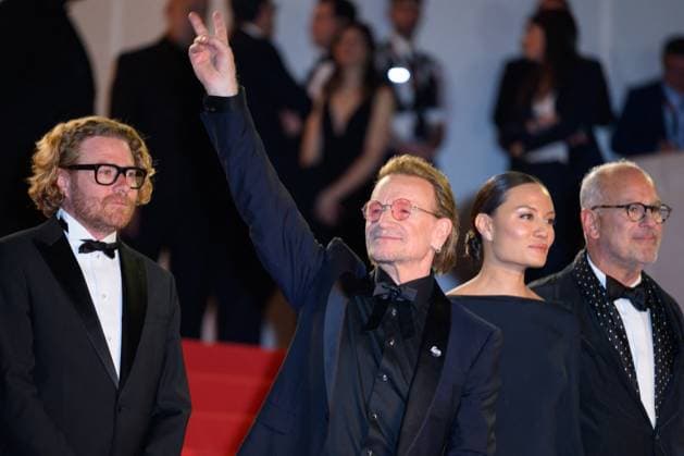 Cannes Bono Stories of Surrender Red Carpet NG Bono attending the ‘Bono Stories of Surrender’ Screening and Red Carpet at Palais Des Festivals in Cannes, France on May 16 2025 as part of the 78th Cannes Film Festival. Photo by Nicolas Genin ABACAPRESS.COM Cannes France  Copyright: xGeninxNicolas ABACAx