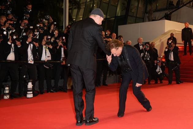 J Montée des marches du film Bono Stories of Surrender lors du 78ème Festival International du Film de Cannes The Edge, Bono Montée des marches du film Bono Stories of Surrender lors du 78ème Festival International du Film de Cannes, au Palais des Festivals à Cannes On may 16th 2025 Jacovides Moreau Bestimage Red carpet for the movie Bono Stories of Surrender during the 78th Cannes International Film Festival at the Palais des Festivals in Cannes, France On may 16th 2025 Cannes France  Copyright: xJACOVIDES-MOREAUx xBESTIMAGExJACOVIDES-MOREAUx xBESTIMAGEx