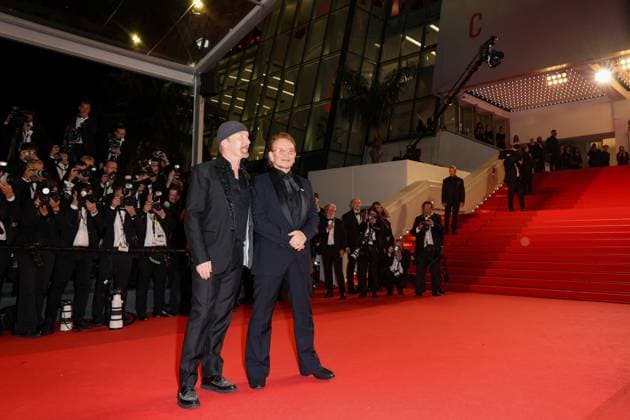 J Montée des marches du film Bono Stories of Surrender lors du 78ème Festival International du Film de Cannes The Edge, Bono Montée des marches du film Bono Stories of Surrender lors du 78ème Festival International du Film de Cannes, au Palais des Festivals à Cannes On may 16th 2025 Jacovides Moreau Bestimage Red carpet for the movie Bono Stories of Surrender during the 78th Cannes International Film Festival at the Palais des Festivals in Cannes, France On may 16th 2025 Cannes France  Copyright: xJACOVIDES-MOREAUx xBESTIMAGExJACOVIDES-MOREAUx xBESTIMAGEx