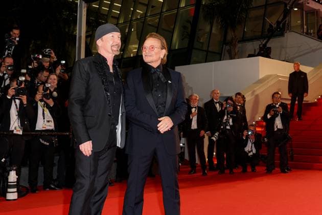 J Montée des marches du film Bono Stories of Surrender lors du 78ème Festival International du Film de Cannes The Edge, Bono Montée des marches du film Bono Stories of Surrender lors du 78ème Festival International du Film de Cannes, au Palais des Festivals à Cannes On may 16th 2025 Jacovides Moreau Bestimage Red carpet for the movie Bono Stories of Surrender during the 78th Cannes International Film Festival at the Palais des Festivals in Cannes, France On may 16th 2025 Cannes France  Copyright: xJACOVIDES-MOREAUx xBESTIMAGExJACOVIDES-MOREAUx xBESTIMAGEx