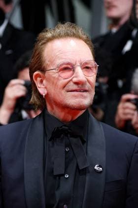 J Montée des marches du film Bono Stories of Surrender lors du 78ème Festival International du Film de Cannes Bono Montée des marches du film Bono Stories of Surrender lors du 78ème Festival International du Film de Cannes, au Palais des Festivals à Cannes On may 16th 2025 Jacovides Moreau Bestimage Red carpet for the movie Bono Stories of Surrender during the 78th Cannes International Film Festival at the Palais des Festivals in Cannes, France On may 16th 2025 Cannes France  Copyright: xJACOVIDES-MOREAUx xBESTIMAGExJACOVIDES-MOREAUx xBESTIMAGEx