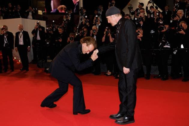 M Montée des marches du film Bono Stories of Surrender lors du 78ème Festival International du Film de Cannes Bono, The Edge Montée des marches du film Bono Stories of Surrender lors du 78ème Festival International du Film de Cannes, au Palais des Festivals à Cannes On may 16th 2025 Jacovides Moreau Bestimage Red carpet for the movie Bono Stories of Surrender during the 78th Cannes International Film Festival at the Palais des Festivals in Cannes, France On may 16th 2025 Cannes France  Copyright: xJACOVIDES-MOREAUx xBESTIMAGExJACOVIDES-MOREAUx xBESTIMAGEx