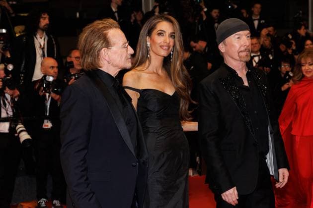 M Montée des marches du film Bono Stories of Surrender lors du 78ème Festival International du Film de Cannes Bono, Amal Clooney, The Edge Montée des marches du film Bono Stories of Surrender lors du 78ème Festival International du Film de Cannes, au Palais des Festivals à Cannes On may 16th 2025 Jacovides Moreau Bestimage Red carpet for the movie Bono Stories of Surrender during the 78th Cannes International Film Festival at the Palais des Festivals in Cannes, France On may 16th 2025 Cannes France  Copyright: xJACOVIDES-MOREAUx xBESTIMAGExJACOVIDES-MOREAUx xBESTIMAGEx