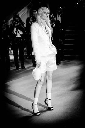Red Carpet for Bono: Stories of Surrender , Palais des Festivals, Cannes, France Kristen Stewart on the Red Carpet for Bono: Stories of Surrender during the 78th Festival de Cannes (Cannes International Film Festival) at Palais des Festivals, Cannes, , France on 16 May 2025. Editors Note: Image converted to monochrome Picture, Credit:Julie Edwards Avalon France, French Riviera, Cannes, Palais des Festivals Copyright: xJuliexEdwardsx xAvalonx 1000024699