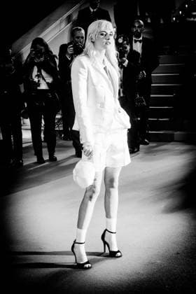 Red Carpet for Bono: Stories of Surrender , Palais des Festivals, Cannes, France Kristen Stewart on the Red Carpet for Bono: Stories of Surrender during the 78th Festival de Cannes (Cannes International Film Festival) at Palais des Festivals, Cannes, , France on 16 May 2025. Editors Note: Image converted to monochrome Picture, Credit:Julie Edwards Avalon France, French Riviera, Cannes, Palais des Festivals Copyright: xJuliexEdwardsx xAvalonx 1000024704