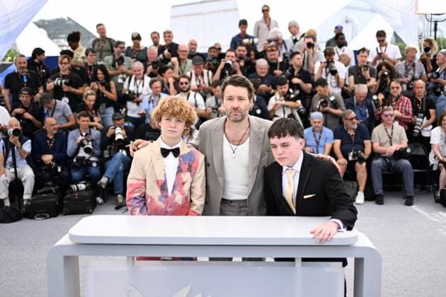 Cannes The Plague Photocall AM Kenny Rasmussen, Kayo Martin and Joel Edgerton attending The Plague Photocall in Cannes, France on May 16, 2025 as part of the 78th Cannes Film Festival. Photo by Aurore Marechal ABACAPRESS.COM Cannes France  Copyright: xMarechalxAurore ABACAx