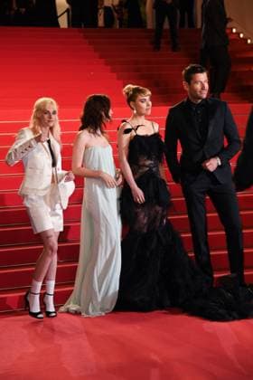 Cannes Bono Stories of Surrender Premiere AM Esme Creed-Miles, Kim Gordon, Kristen Stewart, Thora Birch attending the Bono: Stories of Surrender Premiere in Cannes, France on May 16, 2025 as part of the 78th Cannes Film Festival. Photo by Aurore Marechal ABACAPRESS.COM Cannes France  Copyright: xMarechalxAurore ABACAx