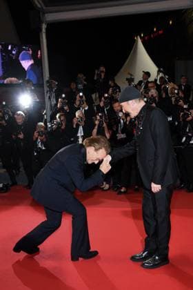 Cannes Bono Stories of Surrender Premiere AM Bono and The Edge attending the Bono: Stories of Surrender Premiere in Cannes, France on May 16, 2025 as part of the 78th Cannes Film Festival. Photo by Aurore Marechal ABACAPRESS.COM Cannes France  Copyright: xMarechalxAurore ABACAx