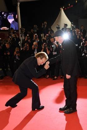 Cannes Bono Stories of Surrender Premiere AM Bono and The Edge attending the Bono: Stories of Surrender Premiere in Cannes, France on May 16, 2025 as part of the 78th Cannes Film Festival. Photo by Aurore Marechal ABACAPRESS.COM Cannes France  Copyright: xMarechalxAurore ABACAx