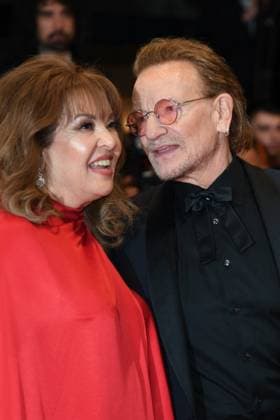 Cannes Bono Stories of Surrender Premiere AM Baria Alamuddin and Bono attending the Bono: Stories of Surrender Premiere in Cannes, France on May 16, 2025 as part of the 78th Cannes Film Festival. Photo by Aurore Marechal ABACAPRESS.COM Cannes France  Copyright: xMarechalxAurore ABACAx