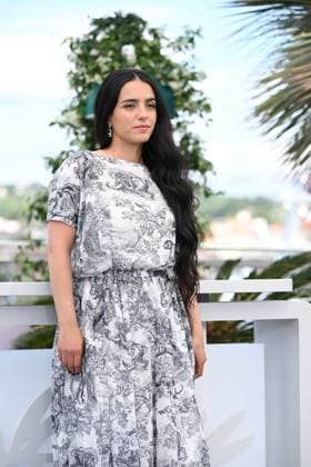 CINEMA : 78eme Festival de Cannes - Photocalls - 17 05 2025 CANNES, FRANCE - 17 MAI (G-D) : Hafsia HERZI, RÃ alisatrice (France), lors du photocall de Â« La petite derniere Â» en CompÃ tition au 78eme Festival de Cannes au Palais des Festivals le 17 mai 2025 Ã Cannes, France. CannesFrance  Copyright: xValentinaxClaretx
