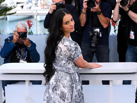 Cannes, 78th Cannes Film Festival 2025 - day 5 - Photocall of the film La Petite Derniere Cannes, 78th Cannes Film Festival 2025 - day 5 - Photocall of the film La Petite Derniere . In the photo Nadia Melliti, Cannes France  Copyright: xIPA ABACAx