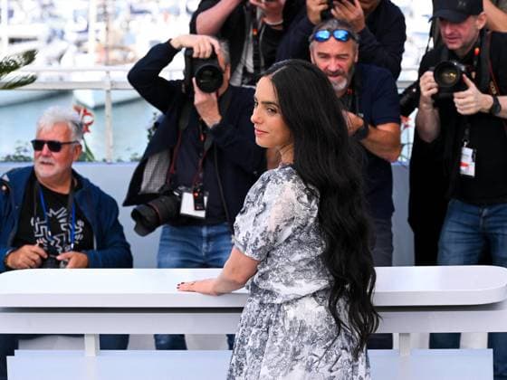Cannes, 78th Cannes Film Festival 2025 - day 5 - Photocall of the film La Petite Derniere Cannes, 78th Cannes Film Festival 2025 - day 5 - Photocall of the film La Petite Derniere . In the photo Nadia Melliti, Cannes France  Copyright: xIPA ABACAx