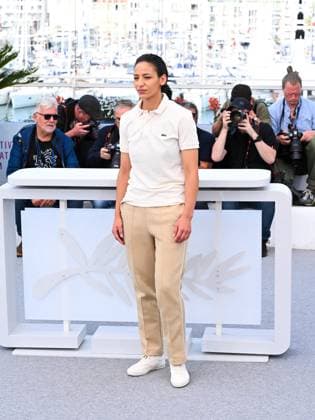 Cannes, 78th Cannes Film Festival 2025 - day 5 - Photocall of the film La Petite Derniere Cannes, 78th Cannes Film Festival 2025 - day 5 - Photocall of the film La Petite Derniere . In the photo Hafsia Herzi Cannes France  Copyright: xIPA ABACAx