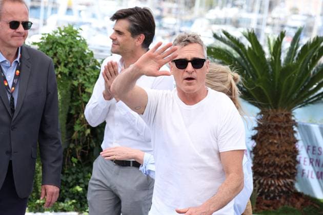 Cannes - Eddington Photocall Joaquin Phoenix posing at the photocall for Eddington (Competition) in Cannes, France on May 17, 2025, as part of the Cannes Film Festival. Photo by Jerome Domine ABACAPRESS.COM Cannes France  Copyright: xDominexJerome ABACAx